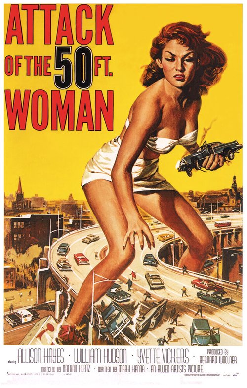 Атака 50-футовой женщины (1958) смотреть онлайн
