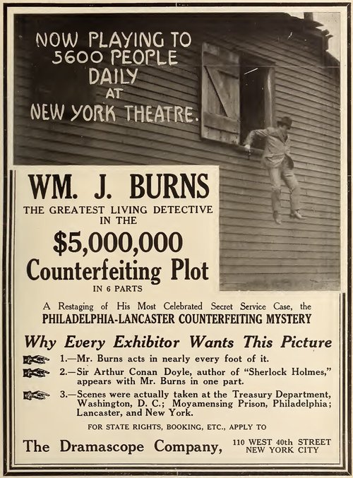 The $5,000,000 Counterfeiting Plot (1914) смотреть онлайн